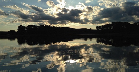 Sunset on Fish Lake